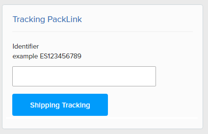 packlink tracking page